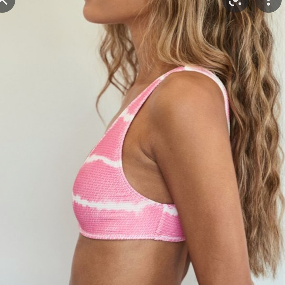 LA Hearts Pink Scrunch Bikini - Picture 3 of 13